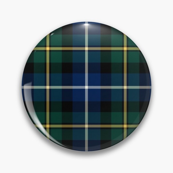 MacNeil tartan pinback button