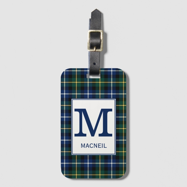 Clan MacNeil Tartan Bag Tag
