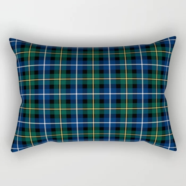 MacNeil tartan rectangular throw pillow