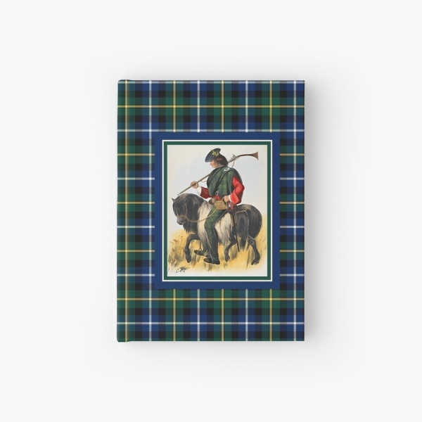 MacNeil vintage portrait with tartan hardcover journal