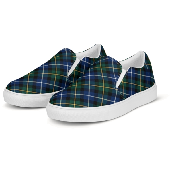 MacNeil tartan men's slip-on shoes