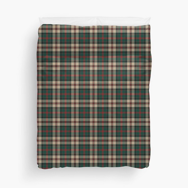 Clan MacNeish Hunting Tartan Duvet Cover