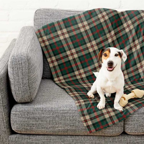 MacNeish Hunting tartan pet blanket