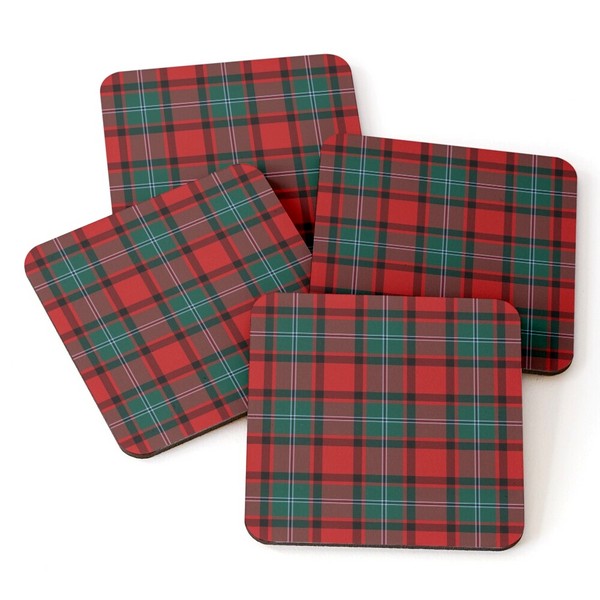 MacPhail tartan beverage coasters