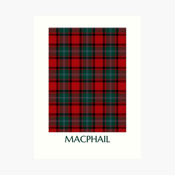 MacPhail tartan art print