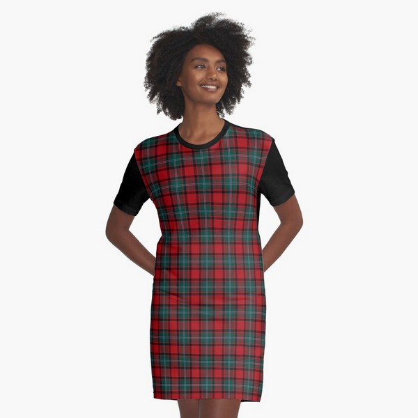 MacPhail tartan tee shirt dress