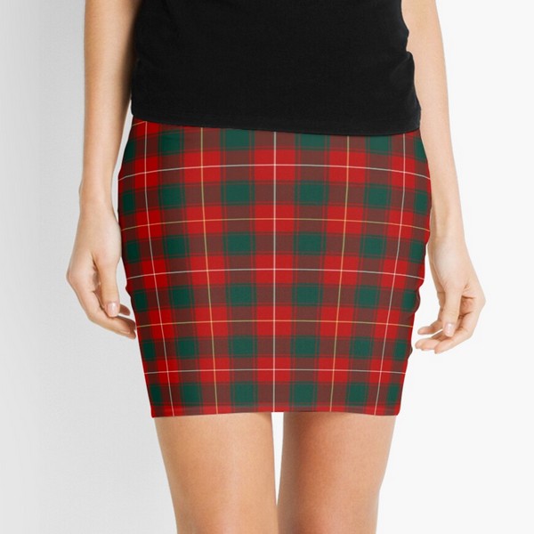 MacPhee tartan mini skirt