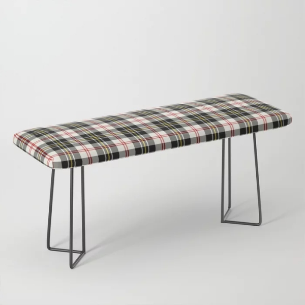 MacPherson Dress tartan bench