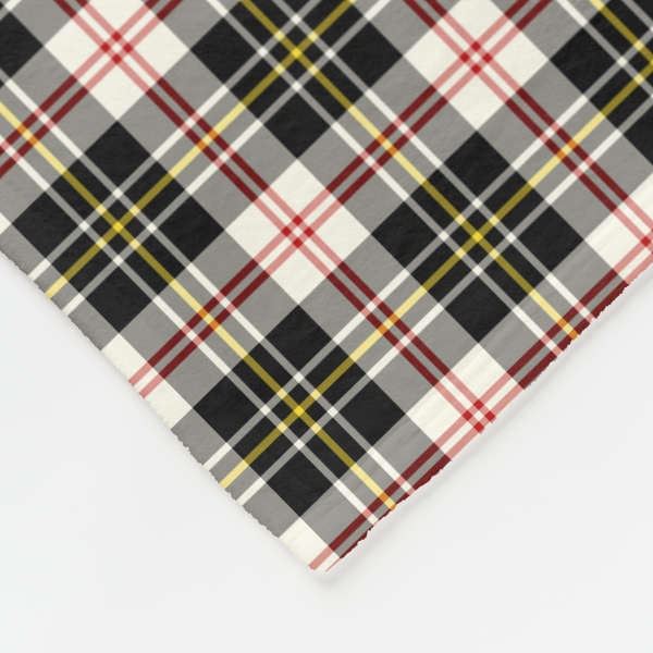 MacPherson Dress tartan fleece blanket