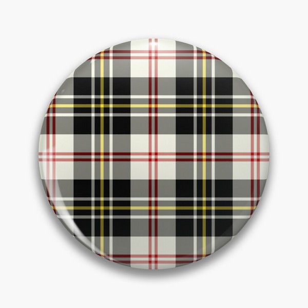 MacPherson Dress tartan pinback button