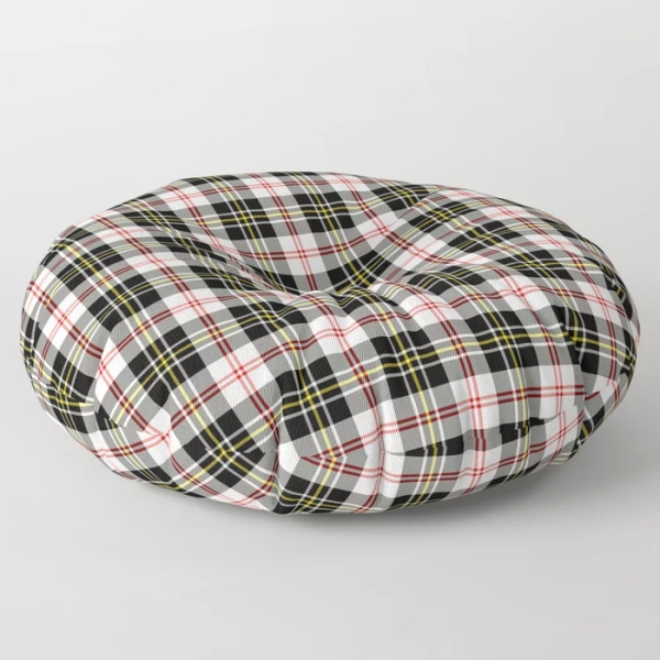 MacPherson Dress tartan floor pillow