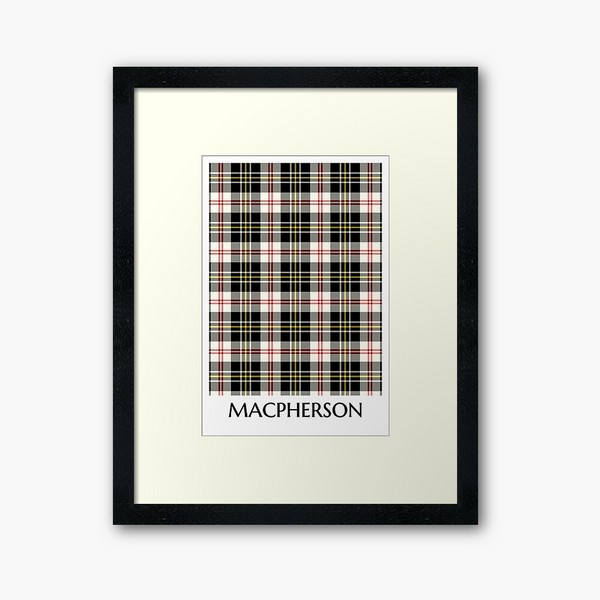 Clan MacPherson Dress Tartan Framed Print