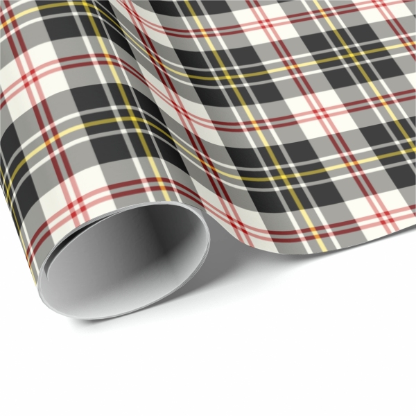 MacPherson Dress tartan wrapping paper