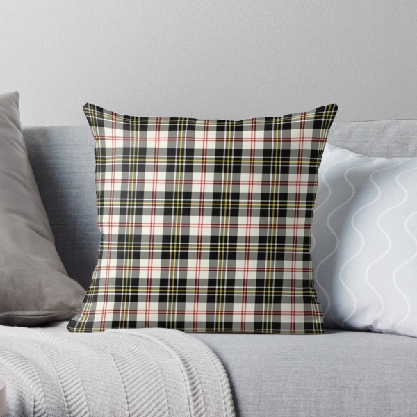 MacPherson Dress tartan throw pillow