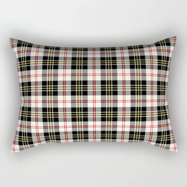 MacPherson Dress tartan rectangular throw pillow