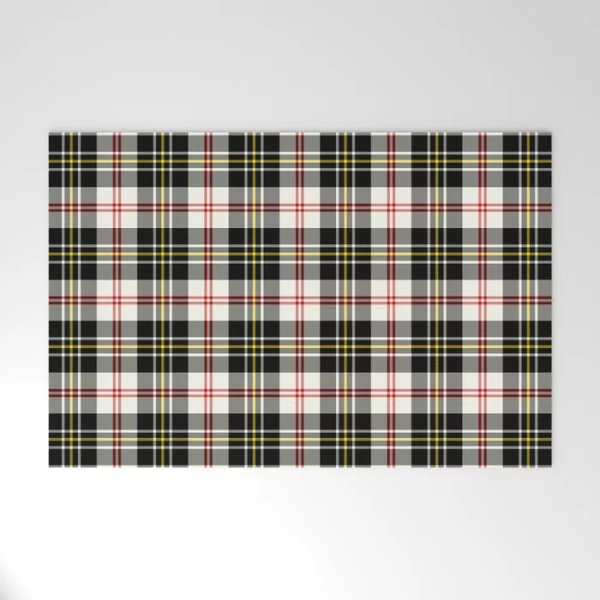 MacPherson Dress tartan welcome mat