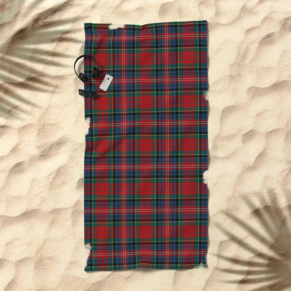 Clan MacPherson Tartan Beach Towel