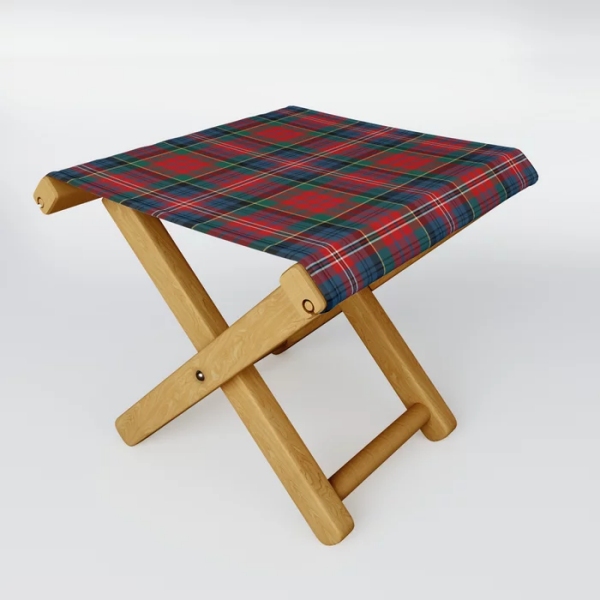 MacPherson tartan folding stool
