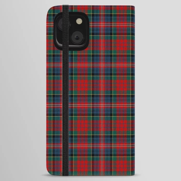 MacPherson tartan iPhone wallet case