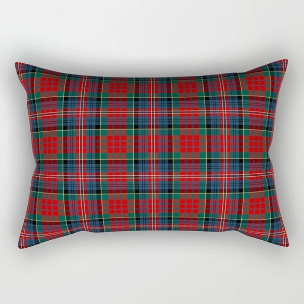 MacPherson tartan rectangular throw pillow