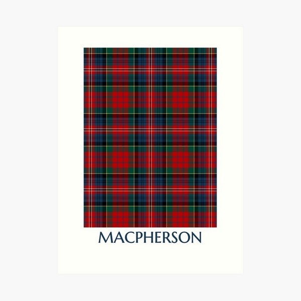 MacPherson tartan art print