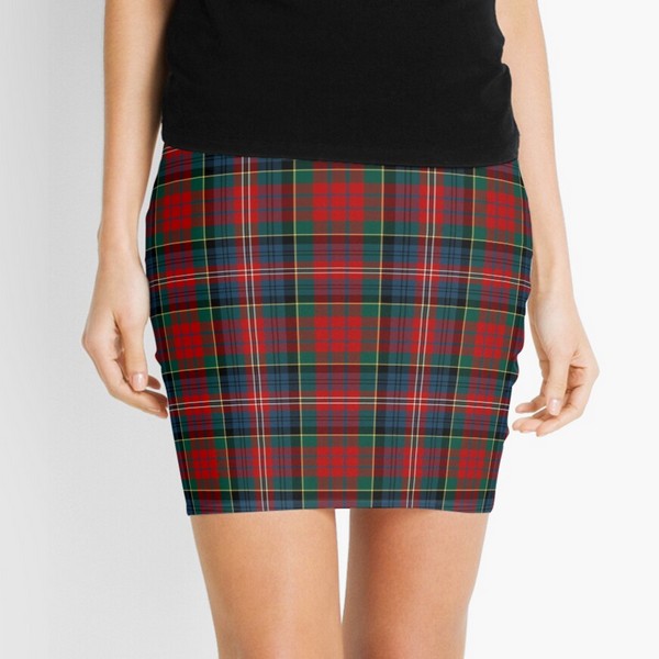 MacPherson tartan mini skirt