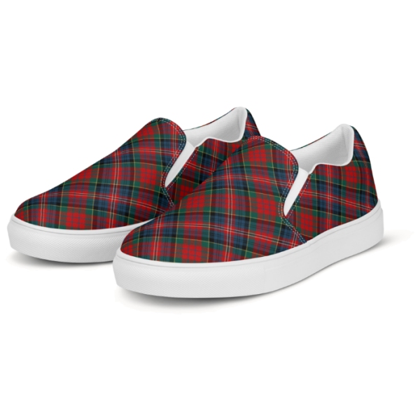 MacPherson tartan men's slip-on shoes