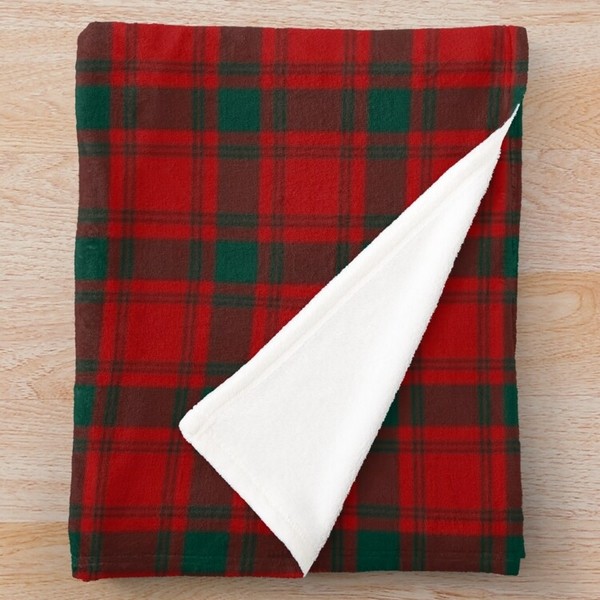 MacQuarrie tartan fleece throw blanket