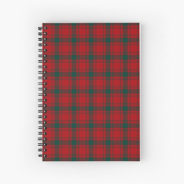 MacQuarrie tartan spiral notebook