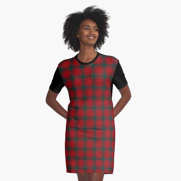 MacQuarrie tartan tee shirt dress