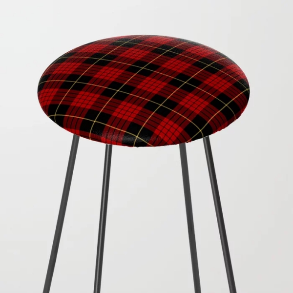 MacQueen tartan counter stool