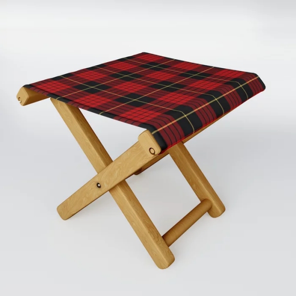MacQueen tartan folding stool