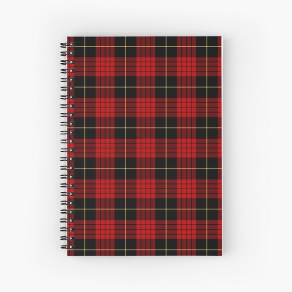 MacQueen tartan spiral notebook