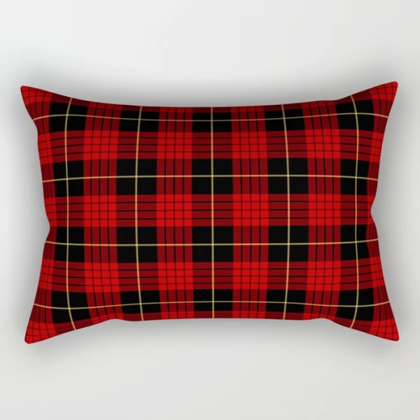 Clan MacQueen Tartan Throw Pillow