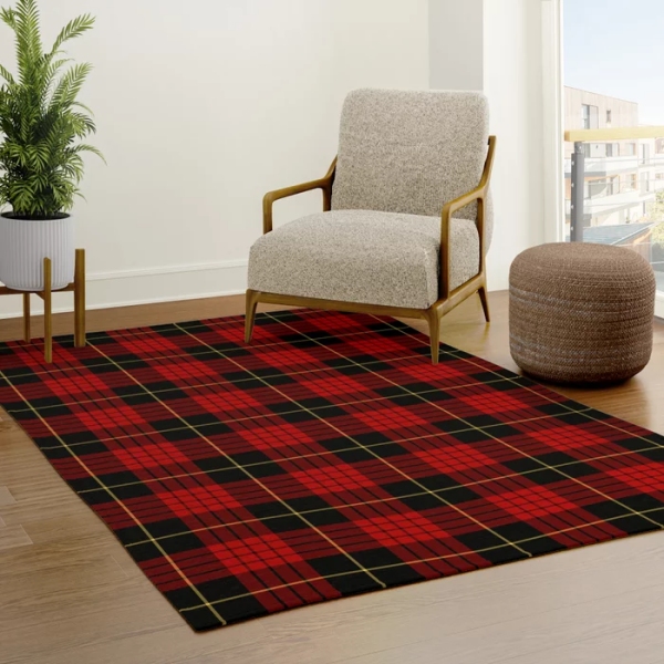 MacQueen tartan area rug