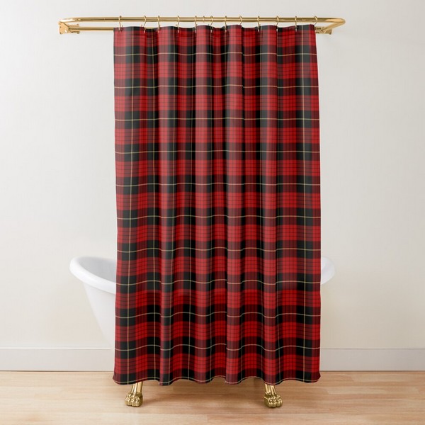 MacQueen tartan shower curtain