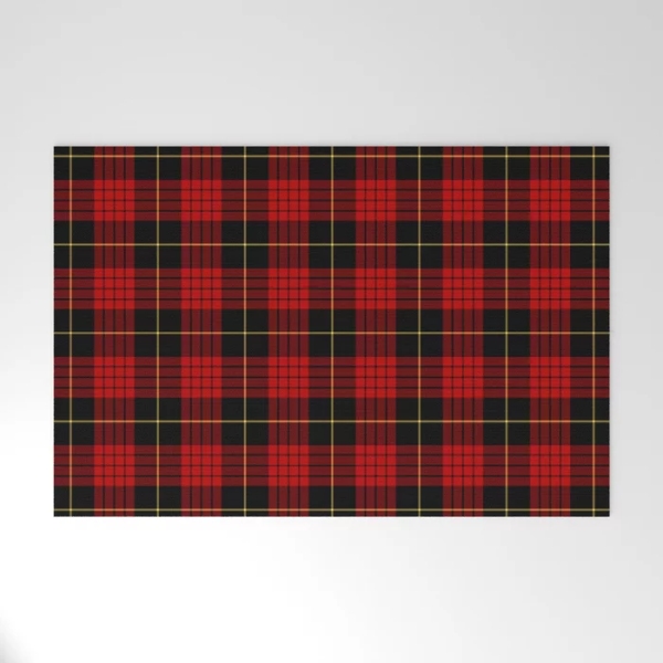 MacQueen tartan welcome mat