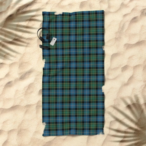 MacRae tartan beach towel