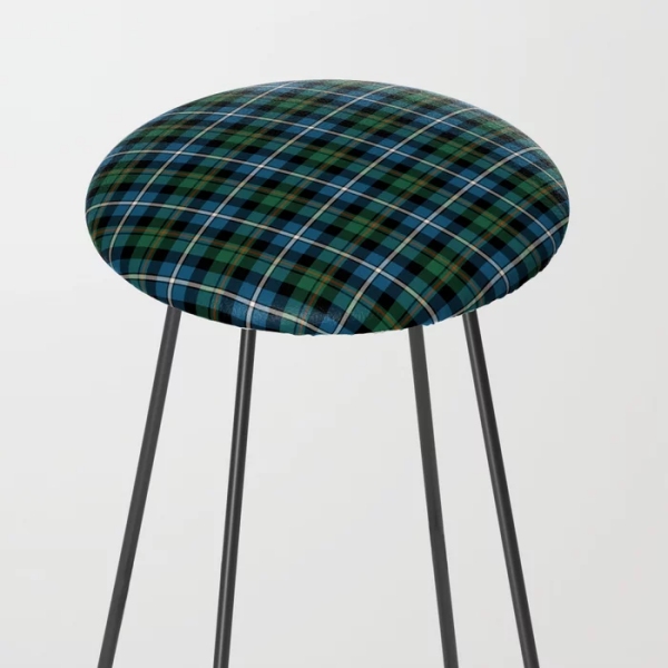 MacRae tartan counter stool