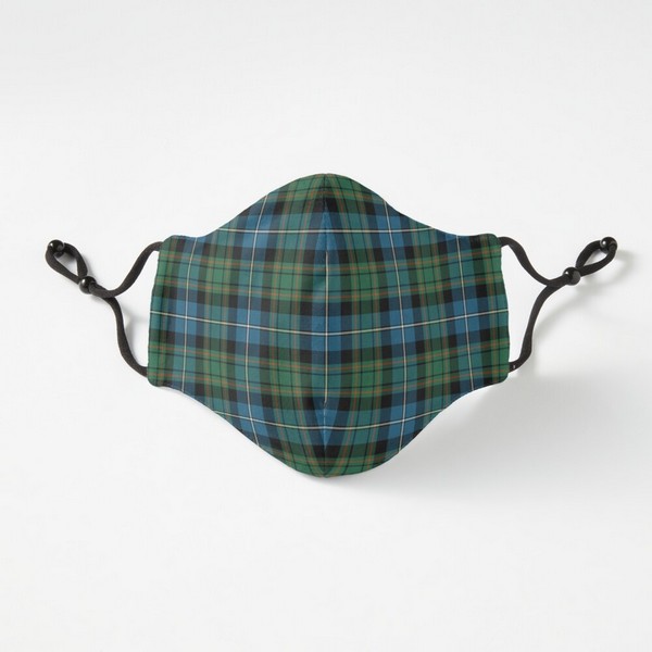 MacRae tartan fitted face mask