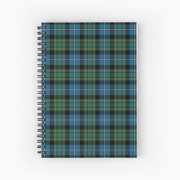 MacRae tartan spiral notebook