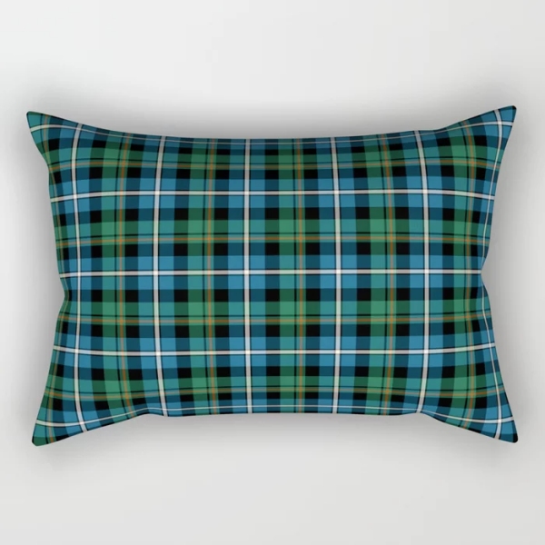 MacRae tartan rectangular throw pillow