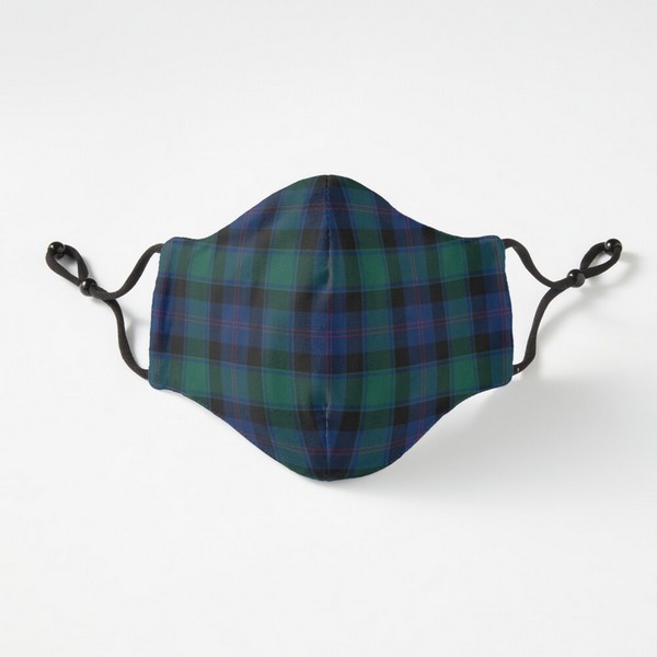 MacTaggart tartan fitted face mask