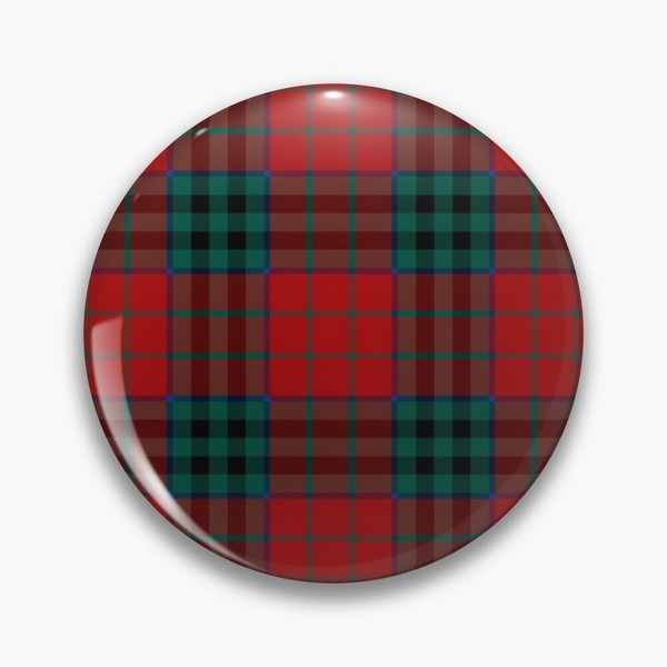 MacTavish tartan pinback button