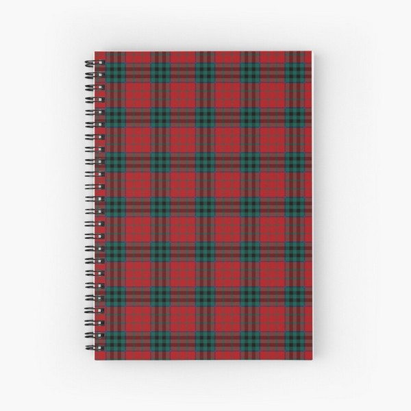 MacTavish tartan spiral notebook