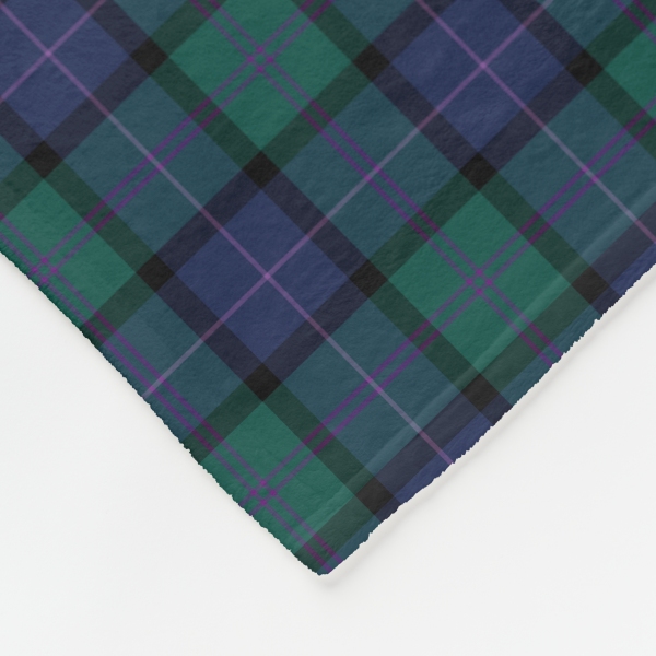 MacThomas tartan fleece blanket