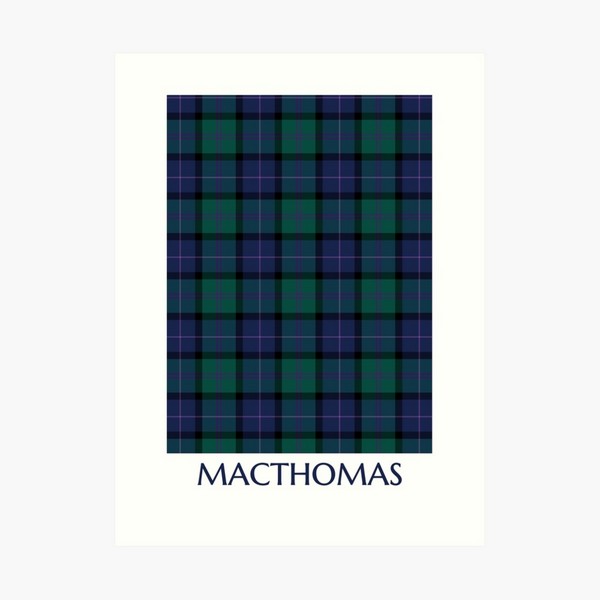 MacThomas tartan art print