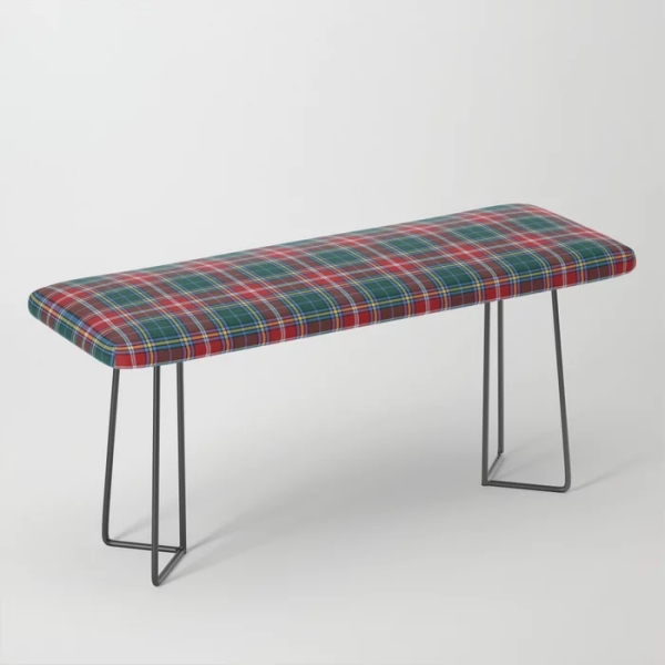 Clan MacWhirter Tartan Bench