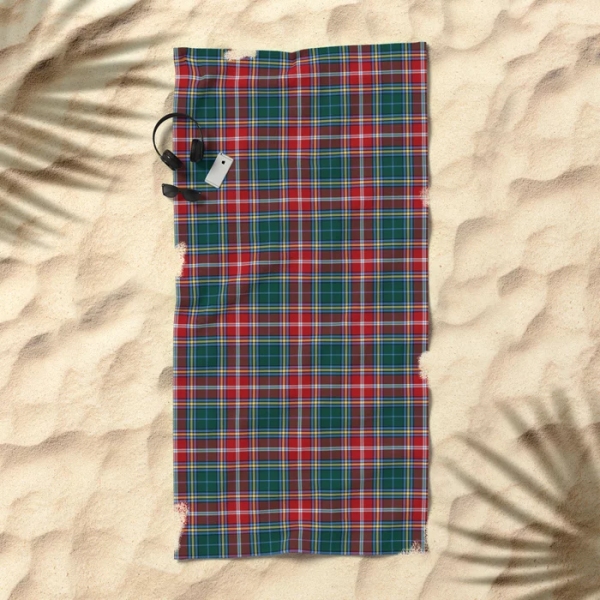 MacWhirter tartan beach towel
