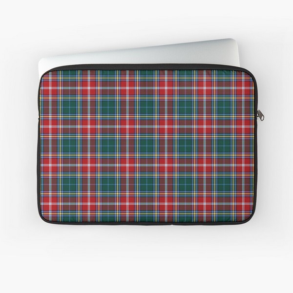 MacWhirter tartan laptop sleeve